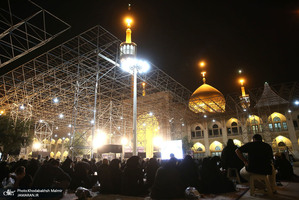 مراسم عزاداری شب عاشورای حسینی(ع) در حرم مطهر امام خمینی(س)