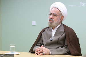 حضور حجت الاسلام و المسلمین مرتضی جوادی آملی در موسسه مطبوعاتی جماران