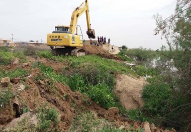 سیل برخی روستاهای بخش میان آب شوشتر را تهدید می کند