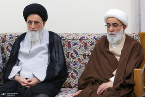 دیدار فقها و حقوقدانان شورای نگهبان با رهبر معظم انقلاب