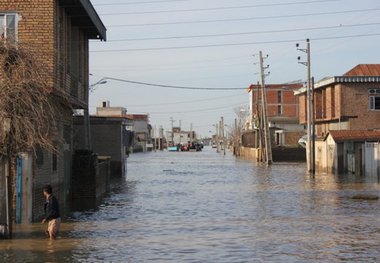 مشاهدات میدانی از بالاآمدن دوباره آب در آق قلا