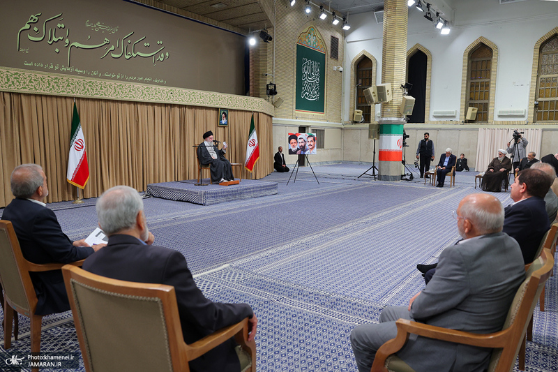 دیدار رئیس‌جمهور و اعضای هیئت دولت با رهبر معظم انقلاب