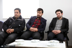 دیدار جمعی از هیئت موسس حزب راه ملت با سید حسن خمینی