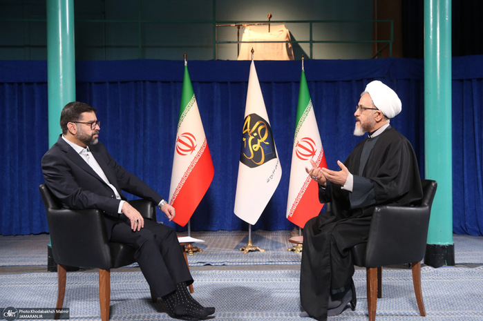 گفتگو با احمد مازنی در حسینیه جماران