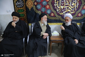 دومین شب عزاداری حضرت فاطمه (س) در بیت آیت الله دوستی زنجانی‎