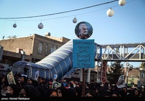 مراسم تشییع و خاکسپاری سردارحاج قاسم سلیمانی در کرمان