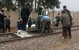 کشته شدن جوان ۱۸ ساله بر اثر برخورد با قطار