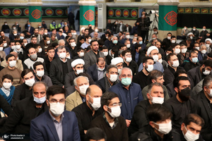 اولین شب مراسم عزاداری حضرت فاطمه‌ زهرا (س) در حسینیه امام خمینی