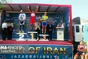 قهرمانی رکابزن ایرانی در چهارمین مرحله تور آذربایجان 