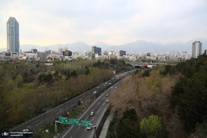 حال و هوای بهاری پل طبیعت تهران