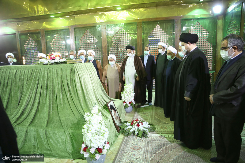 تجدید میثاق رئیس قوه قضاییه و مسئولان قضایی با آرمان‌های امام خمینی(س)