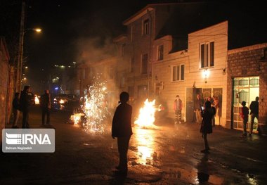 چهارشنبه سوری در مازندران چهار مصدوم داشت