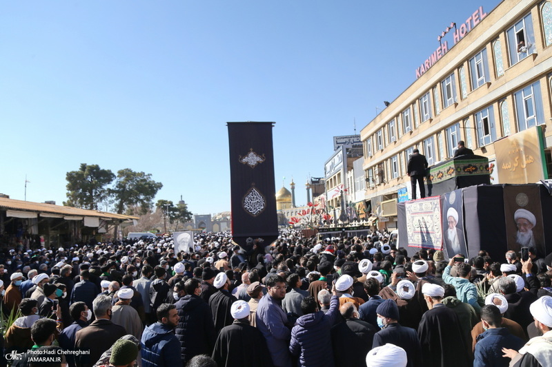 مراسم تشییع آیت الله العظمی صافی گلپایگانی (ره) در قم - 2