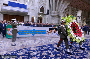 تجدید میثاق وزیر و کارکنان وزارت اقتصاد و امور دارایی با آرمان‌های امام(س)