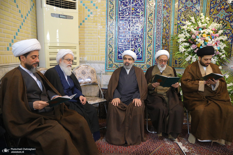 مراسم ختم مادر حجت الاسلام و المسلمین رسول جعفریان