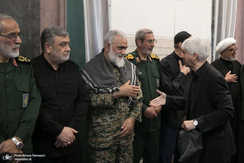 مراسم چهلمین روز شهادت سپهبد حسین سلامی