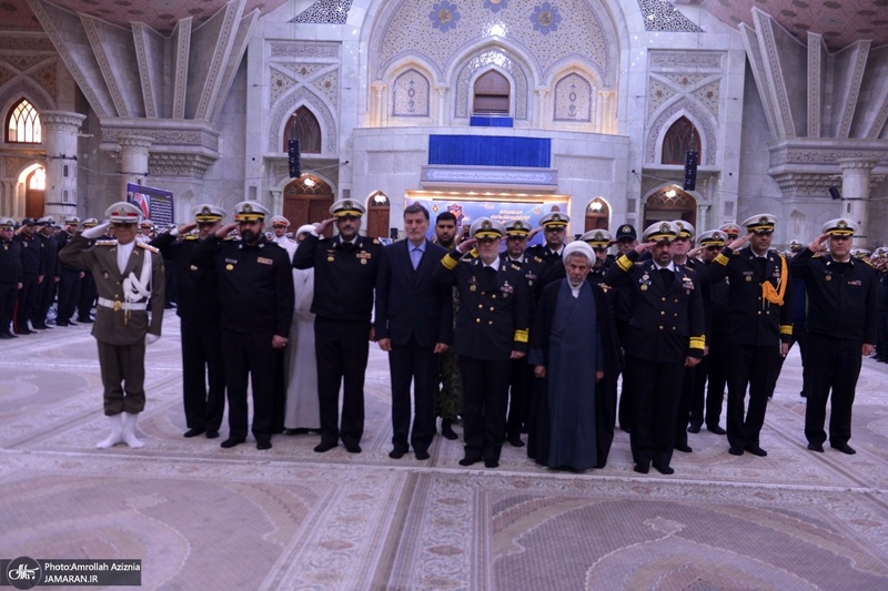 تجدید میثاق فرمانده و کارکنان نیروی دریایی ارتش جمهوری اسلامی ایران با آرمان‌های امام خمینی(س)