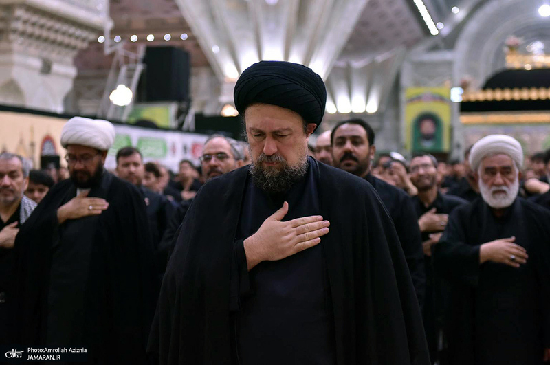 عزاداری ظهر عاشورا در حرم مطهر امام خمینی (س)