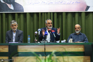 نشست خبری محمدعلی انصاری دبیر ستاد مرکزی بزرگداشت امام خمینی (س)