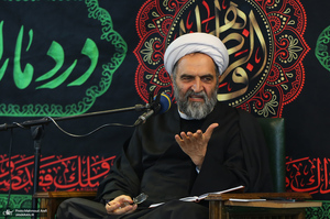 مراسم عزاداری شب شهادت حضرت فاطمه (س) در دارالزهرا (س)