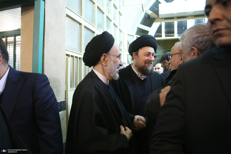 مراسم سالگرد رحلت آیت‌الله سید محمد موسوی بجنوردی در حسینیه جماران  -2