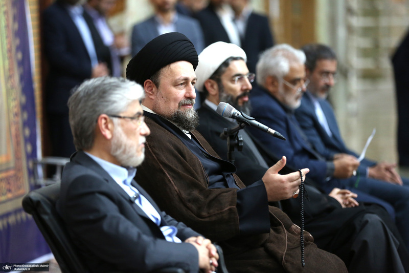 مراسم تجدیدمیثاق دانشگاهیان با آرمان‌های امام خمینی (س)