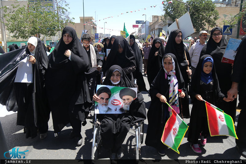 راهپیمایی با شکوه روز جهانی قدس در قم