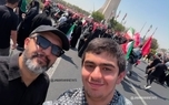 سید روح الله خمینی، نواده رهبر کبیر انقلاب در مراسم تشییع رهبر شهید + عکس
