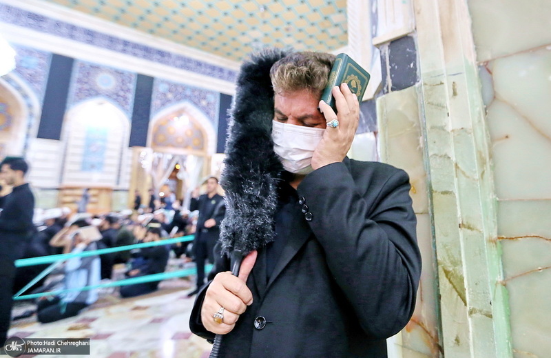 مراسم احیای شب بیست و یکم ماه رمضان در حرم مطهر حضرت معصومه (س)