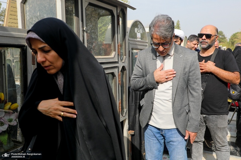 مراسم تشییع و خاکسپاری پیکر شهید سید هادی خرقانی