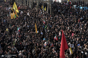 حضور میلیون ها تهرانی در تشییع پیکر مطهر سردار قاسم سلیمانی - 8