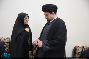 دیدار شهردار و اعضای شورای اسلامی شهر تهران با سید حسن خمینی