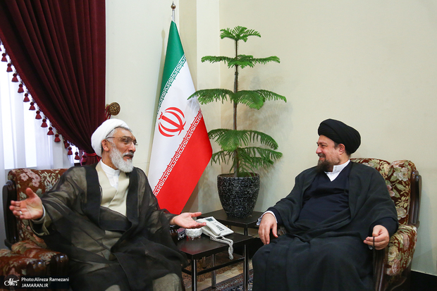 در دیدار مصطفی پورمحمدی با سید حسن خمینی به مناسبت انتخابات چه گذشت؟