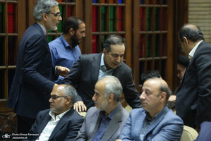 مراسم ختم مادر مهدی طباطبایی