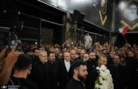 حضور علی لاریجانی بر مزار شهید سید حسن نصرالله (14)