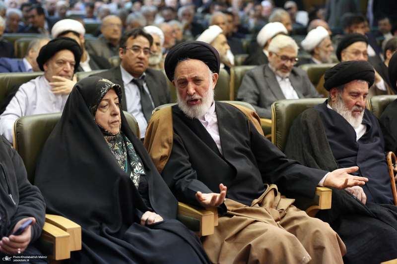 مراسم چهلمین روز درگذشت آیت الله بجنوردی در دائره المعارف بزرگ اسلامی - 3