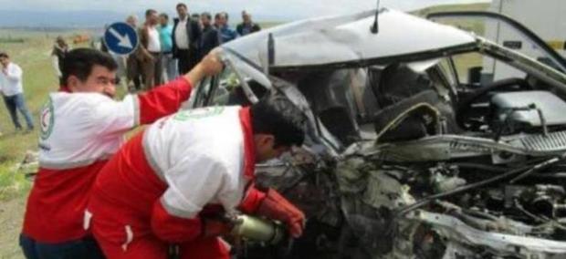 حادثه رانندگی در جاده کرج - چالوس 6 مصدوم برجای گذاشت