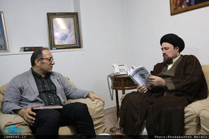 دیدار دبیر جشنواره جهانی فیلم فجر باسیدحسن خمینی 