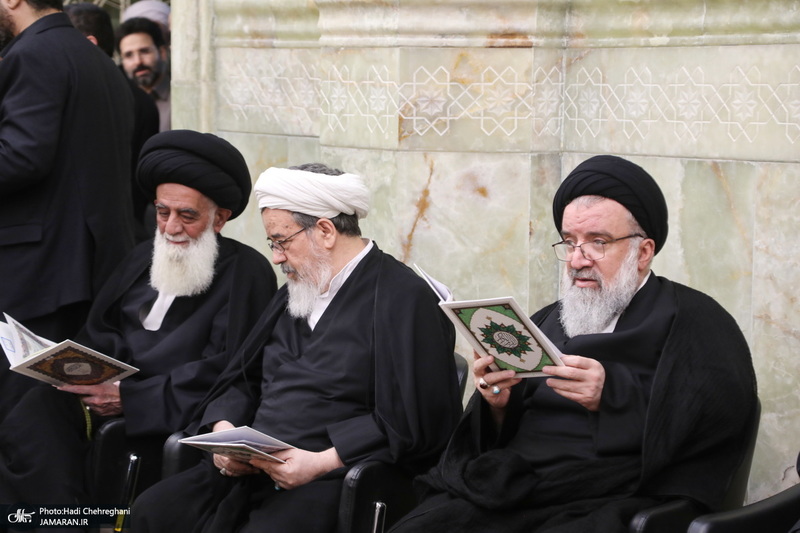 مراسم بزرگداشت مرحوم حاج محمد تقی انصاریان‎ در مسجد اعظم قم