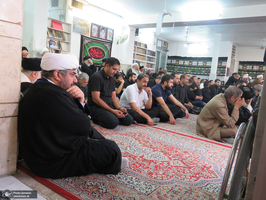 مراسم عزاداری شهادت حضرت امام رضا (ع) در بیت مرحوم آیت الله العظمی صانعی (ره)