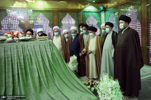 تجدید میثاق هیأت رئیسه و اعضای مجلس خبرگان رهبری با آرمان های امام خمینی(س)