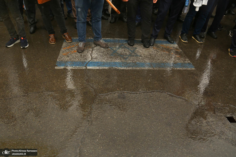 تجمع اعتراضی دانشجویان در دانشگاه تهران به جنایات رژیم صهیونیستی