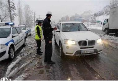 پلیس راه نسبت به لغزندگی جاده های سمنان هشدار داد