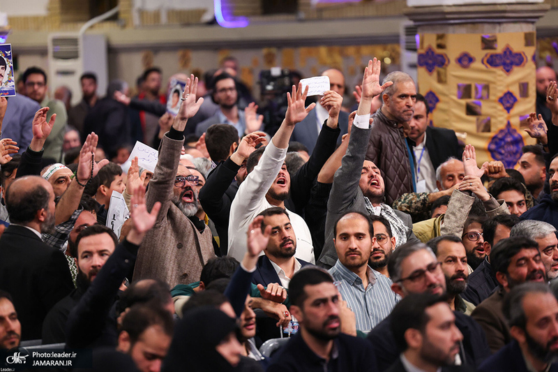 دیدار خانواده شهدای اقتدار با رهبر انقلاب در روز میلاد امیرالمومنین (ع)