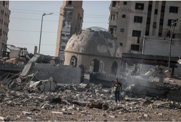 رژیم اسرائیل هزار مسجد را در نوار غزه ویران کرد