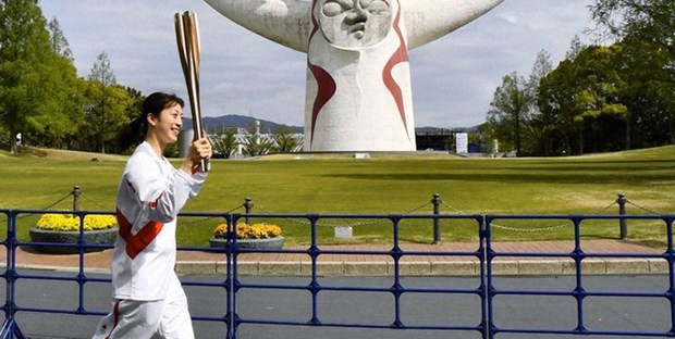 مراسم حمل مشعل المپیک در توکیو تحت تاثیر کرونا