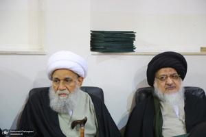 مراسم ختم همسر آیت الله العظمی سبحانی در قم