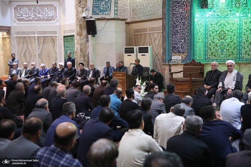 مراسم ختم همسر علی آقامحمدی -1