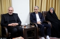 دیدار افشین علا با آیت الله نورمفیدی