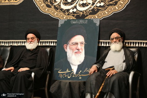 مراسم عزاداری ماه محرم در بیت مرحوم آیت الله العظمی هاشمی شاهرودی‎‎